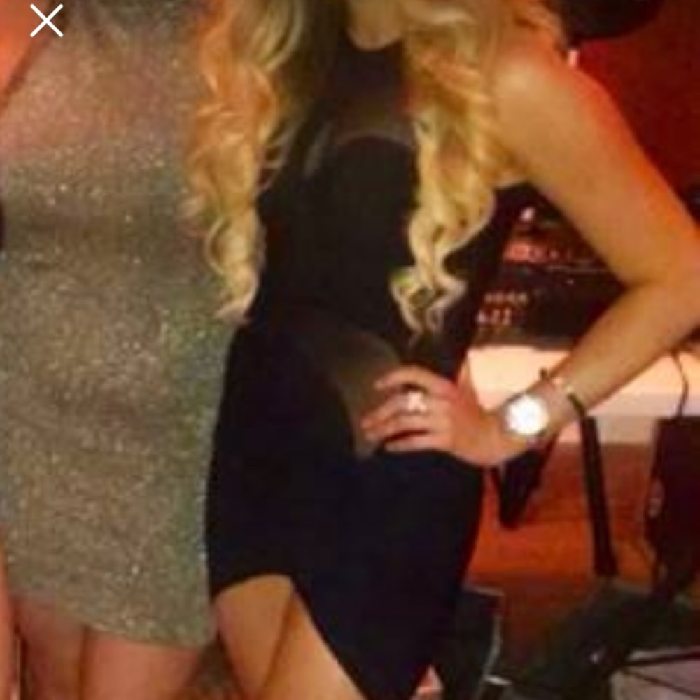 Black bandage dress